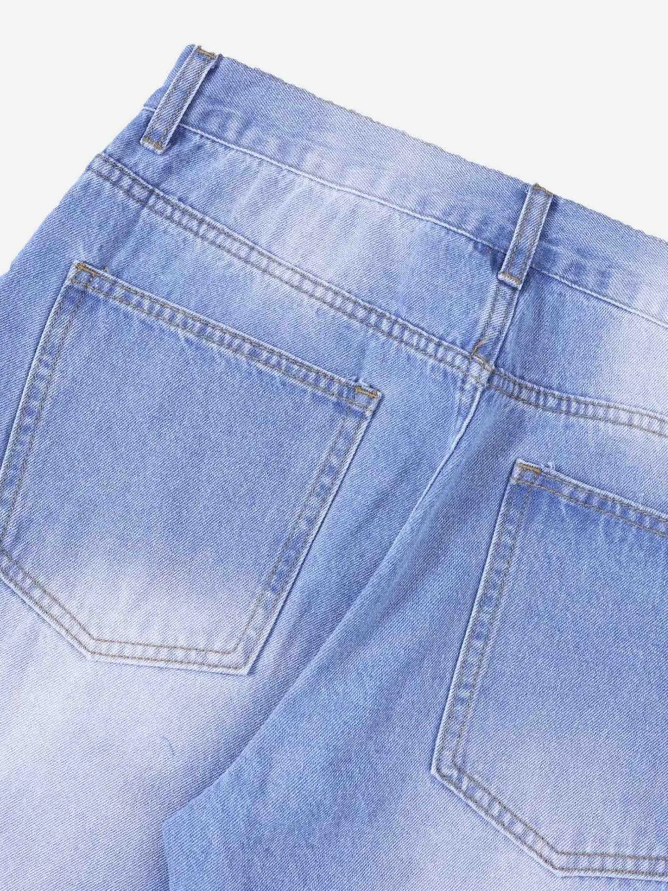 1984 American Patchwork Colorblock Jeans
