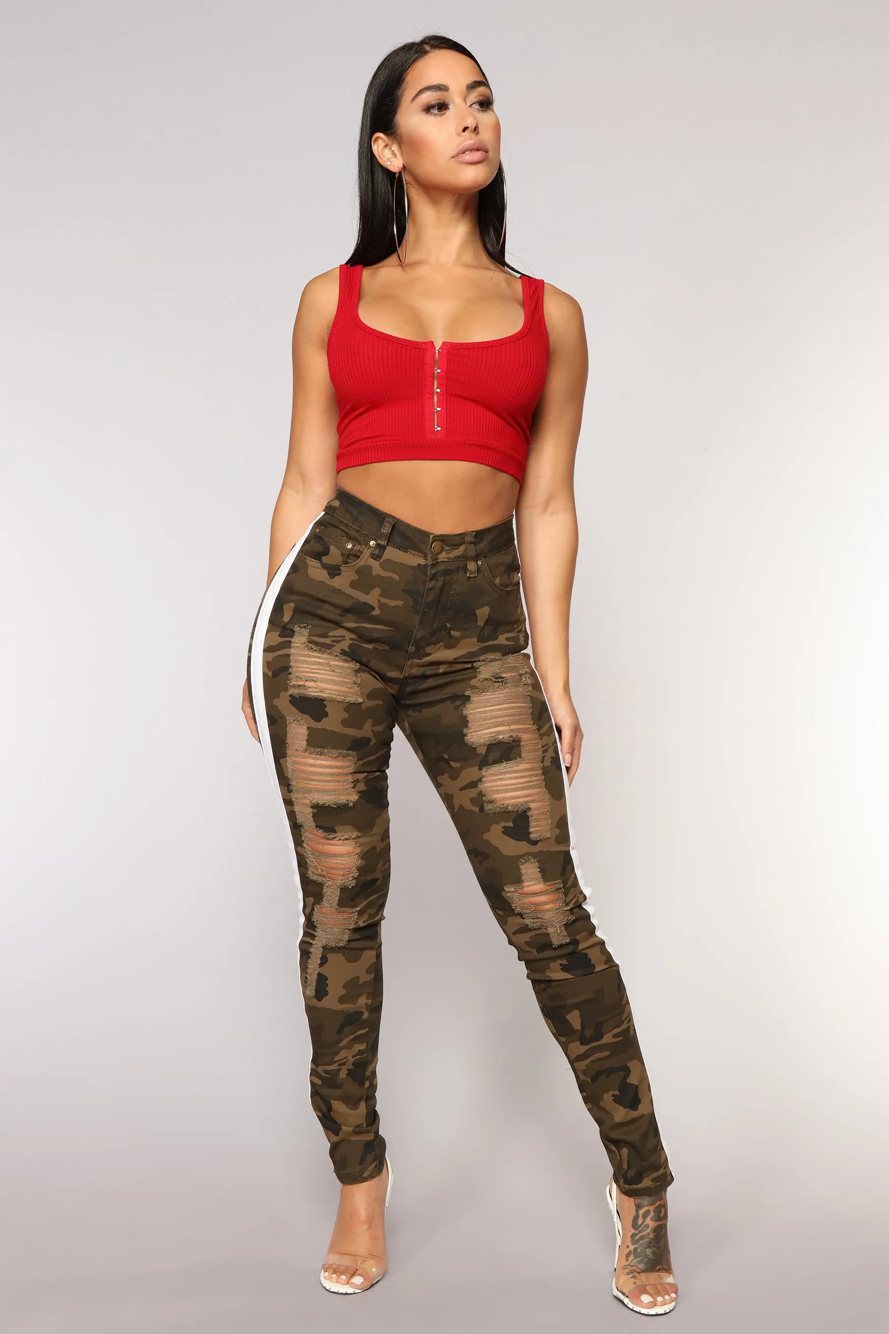 Active Duty Skinny Jeans - Camo