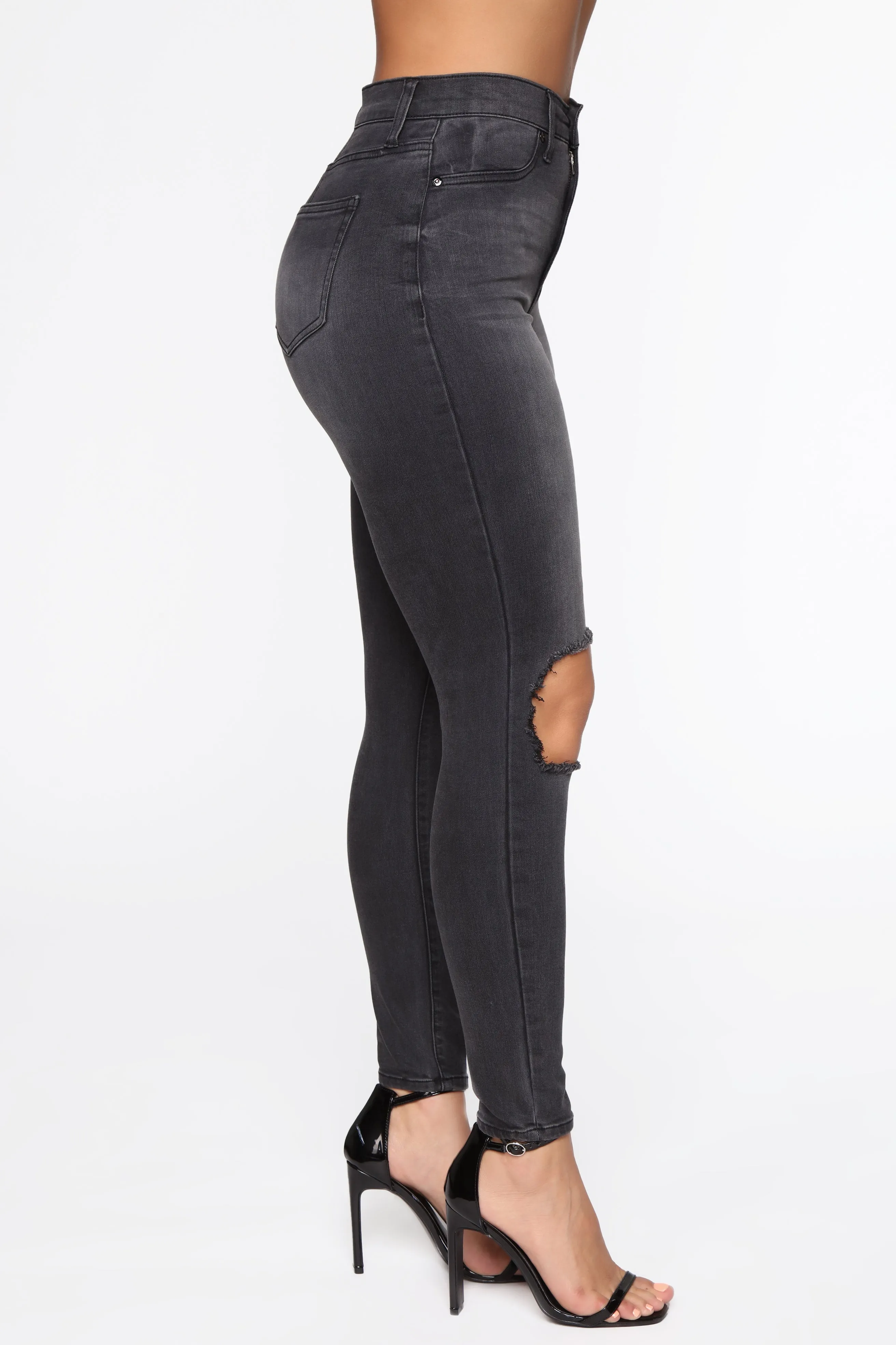 All For You High Rise Jeans - Black