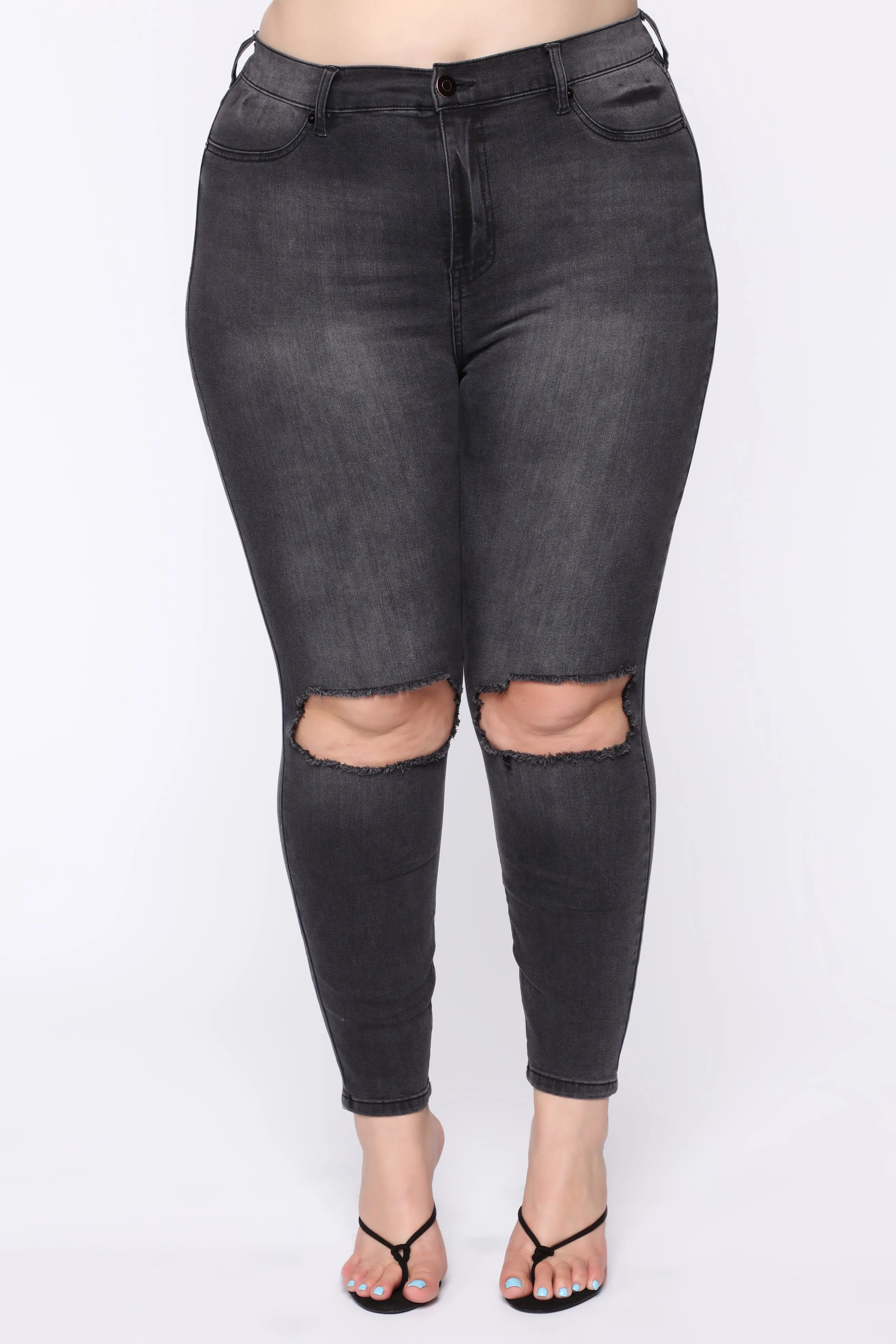 All For You High Rise Jeans - Black