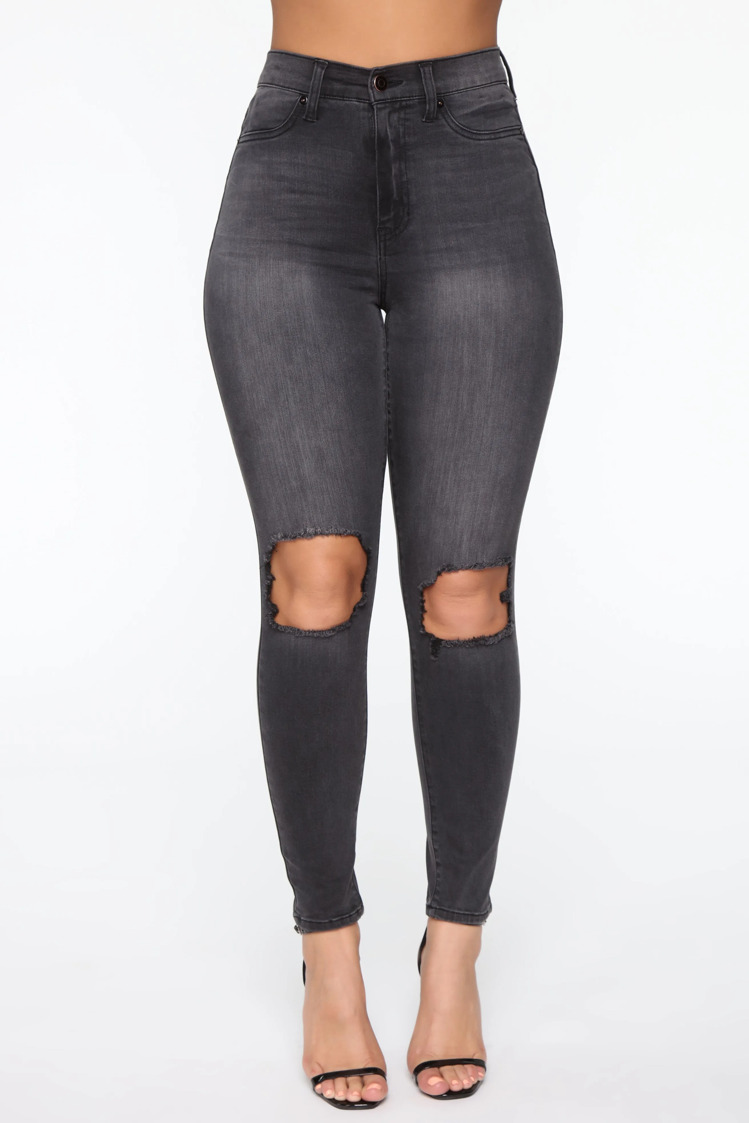 All For You High Rise Jeans - Black