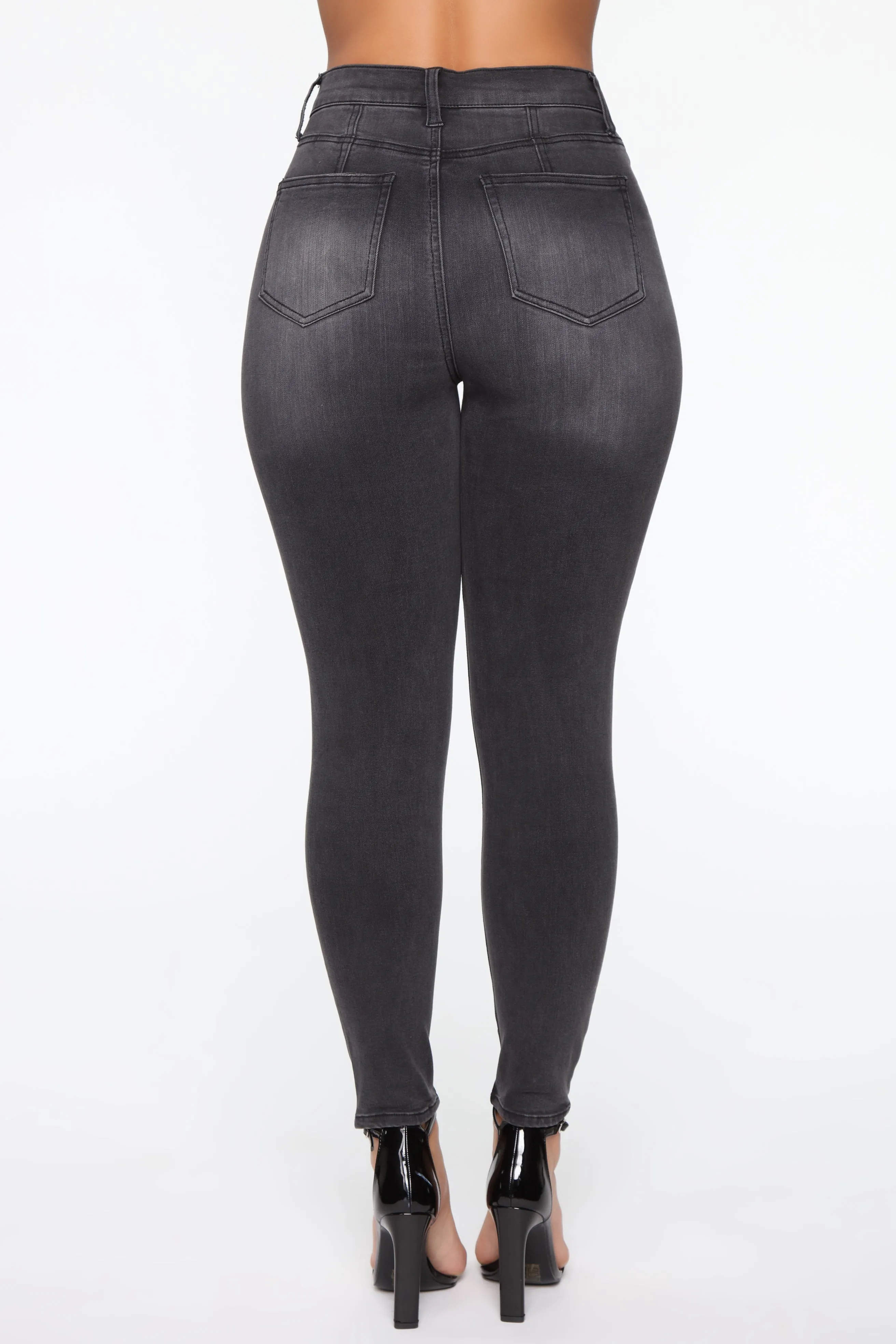 All For You High Rise Jeans - Black