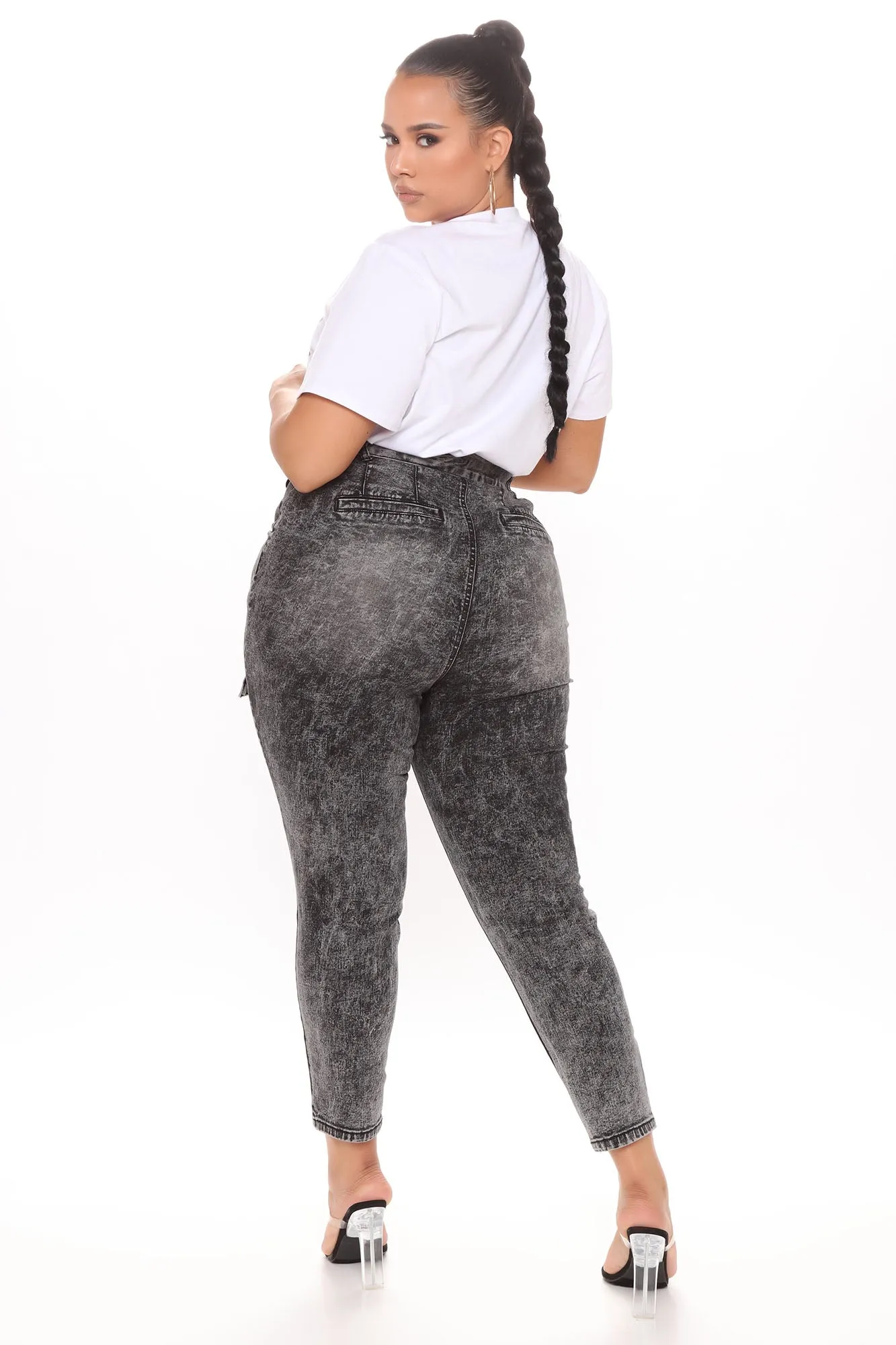 All Wrapped Up High Rise Jeans - Black