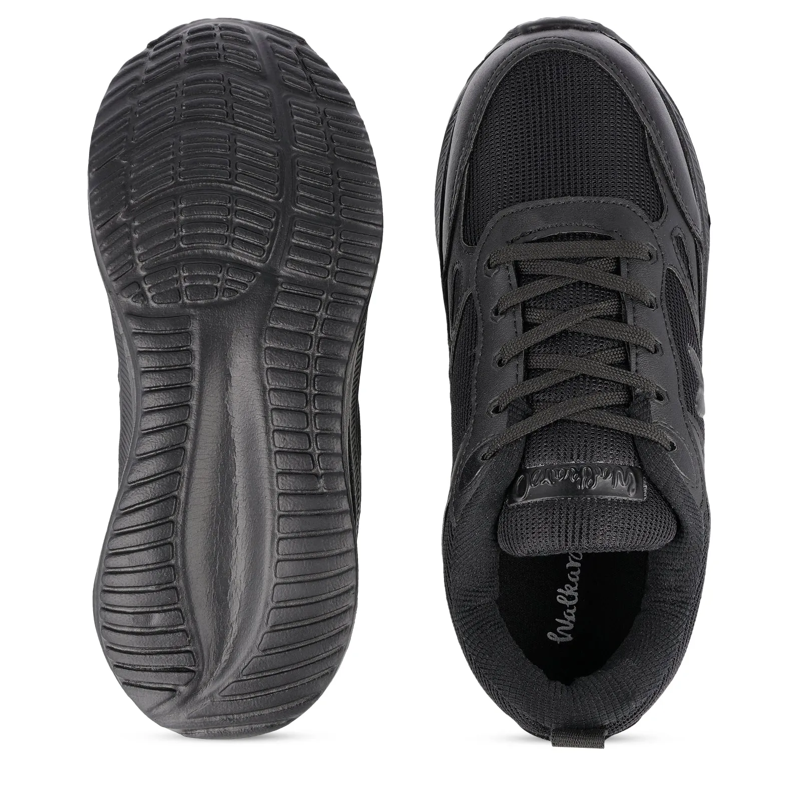 Boy's Lace-up Sports Shoe - WS3093 Black