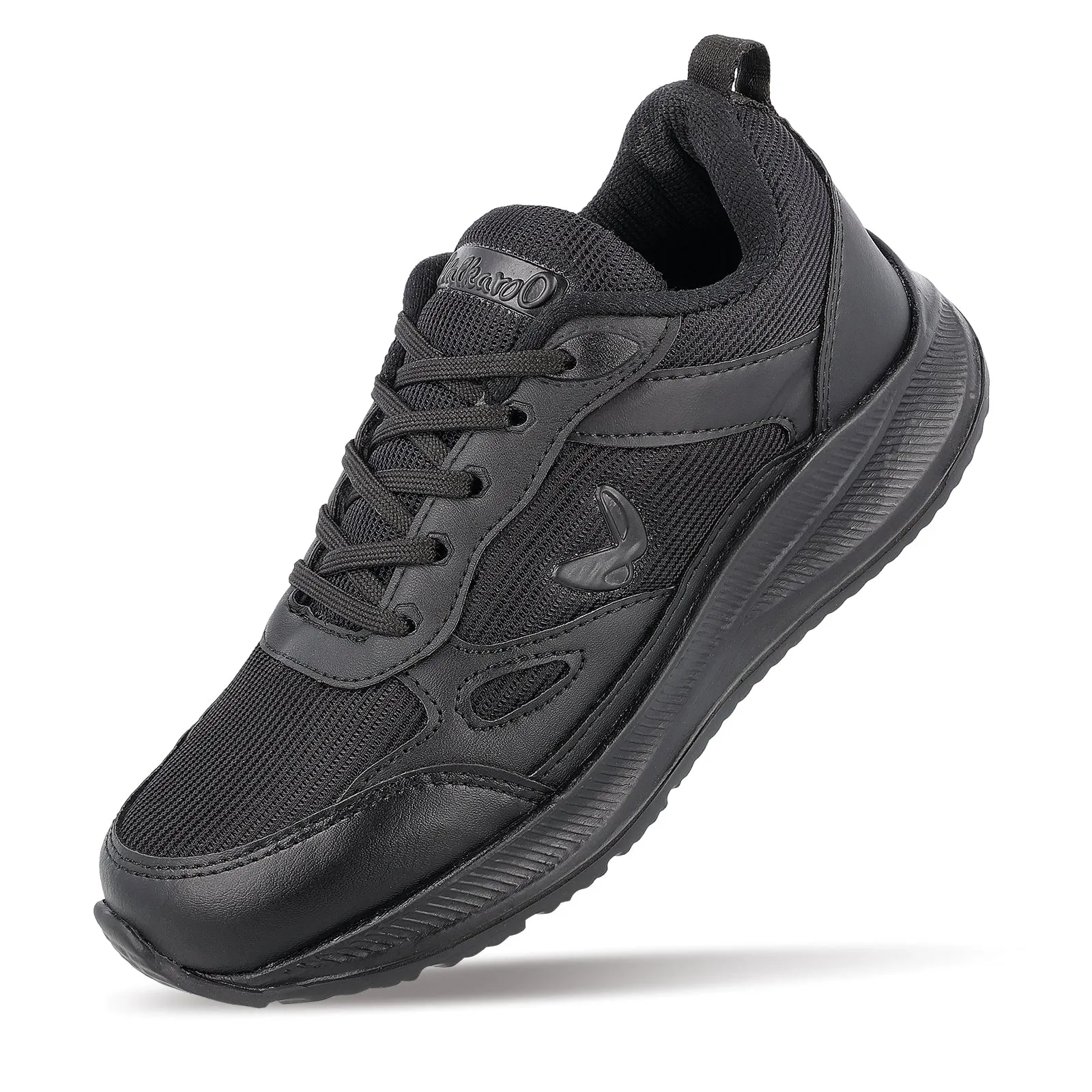 Boy's Lace-up Sports Shoe - WS3093 Black