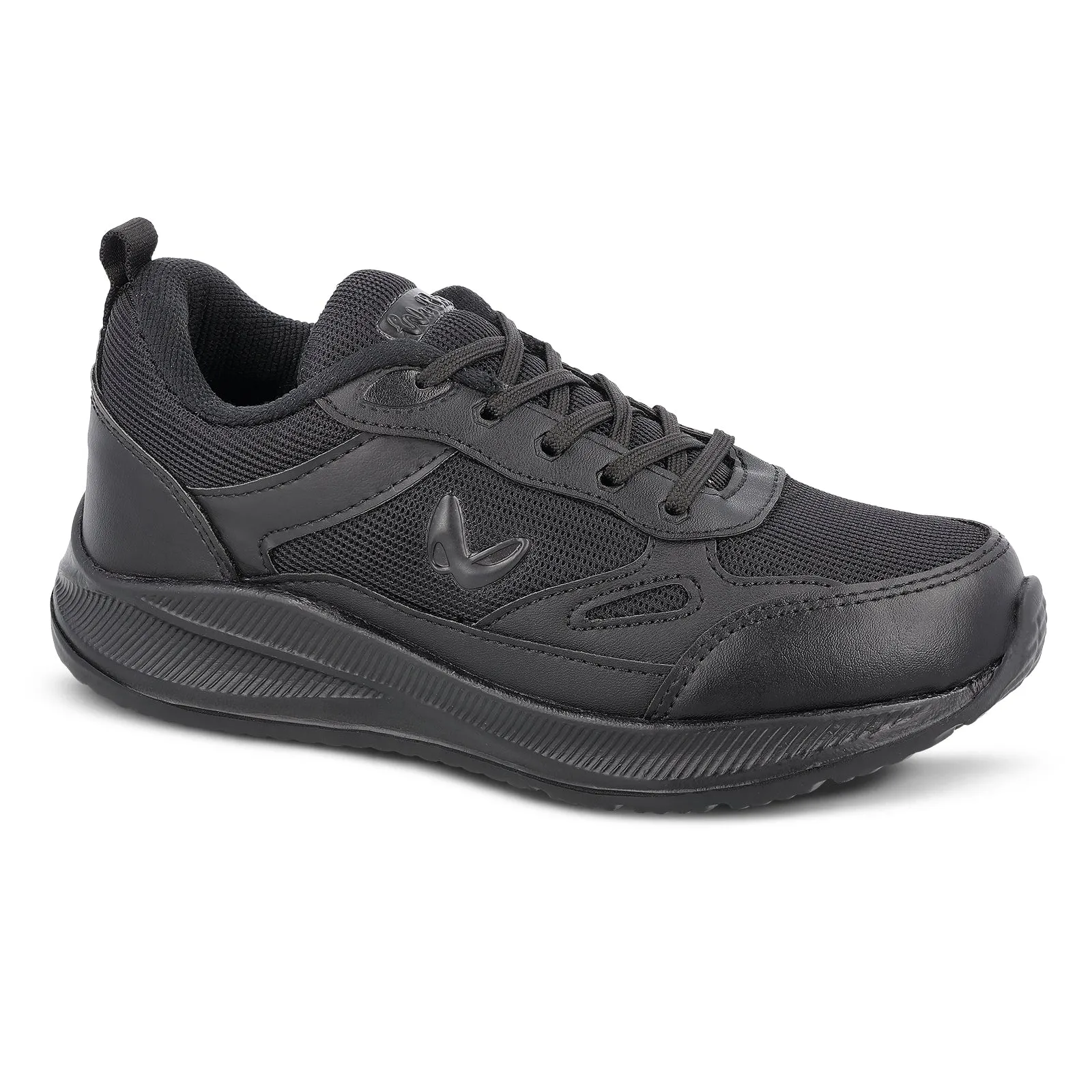 Boy's Lace-up Sports Shoe - WS3093 Black