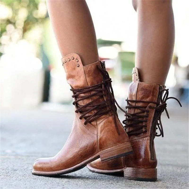 Bridget | Classic Lace-Up Boots