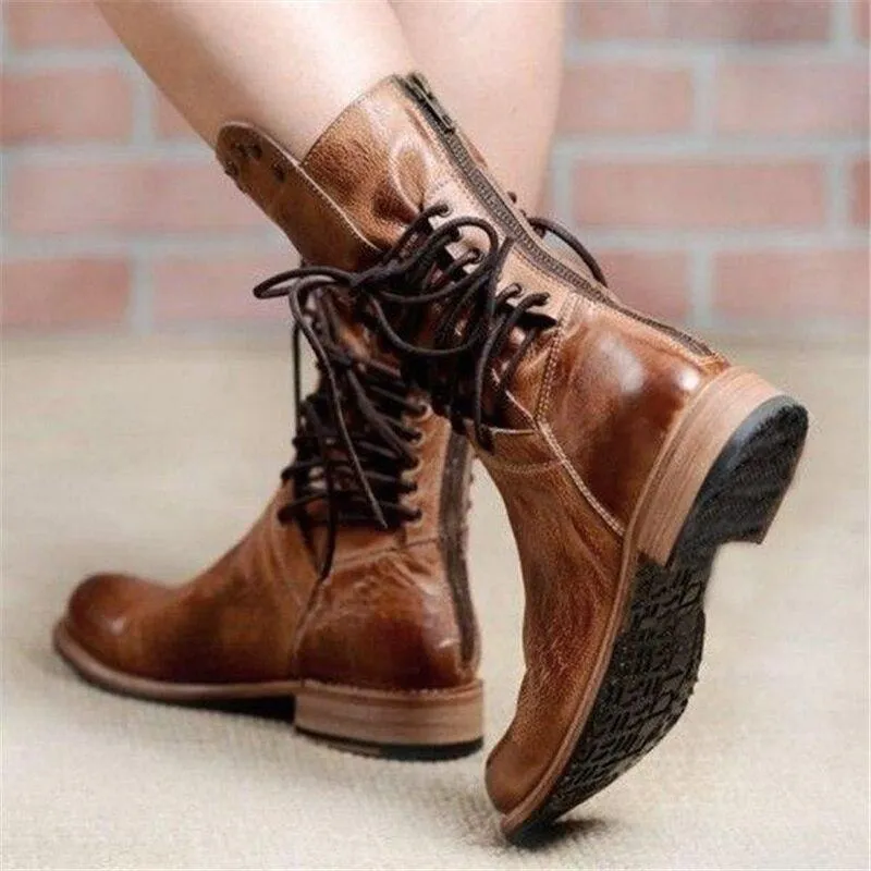 Bridget | Classic Lace-Up Boots