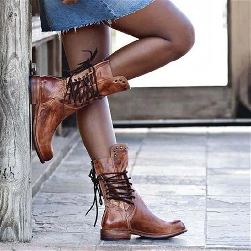 Bridget | Classic Lace-Up Boots