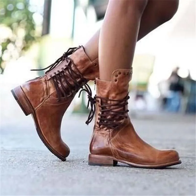 Bridget | Classic Lace-Up Boots