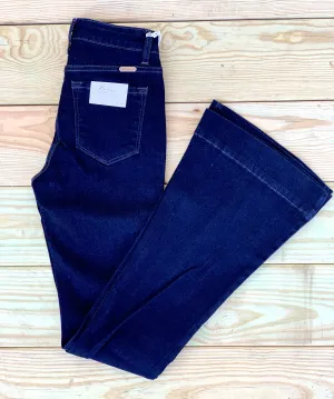 Dark Denim Bell Bottom KanCans