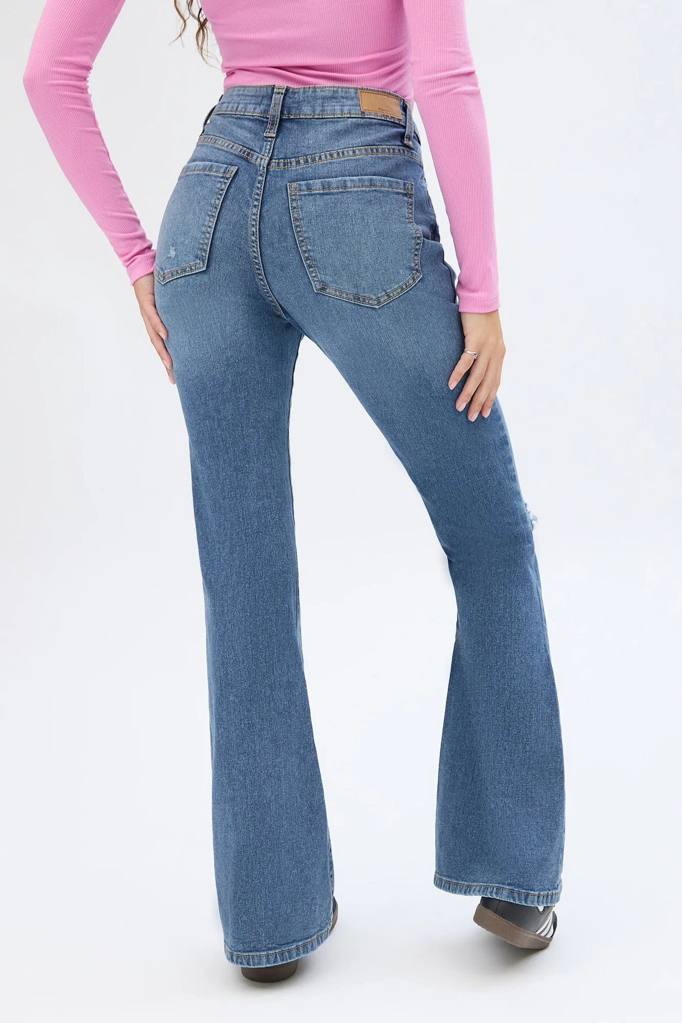 High Rise Flare Jeans