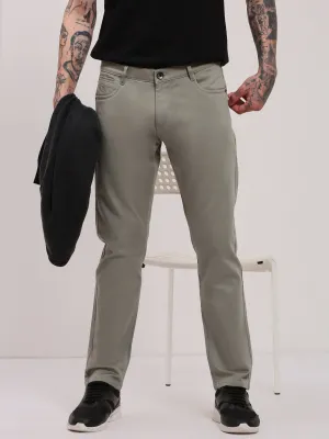 Men Green Slim Fit Low-Rise Jeans