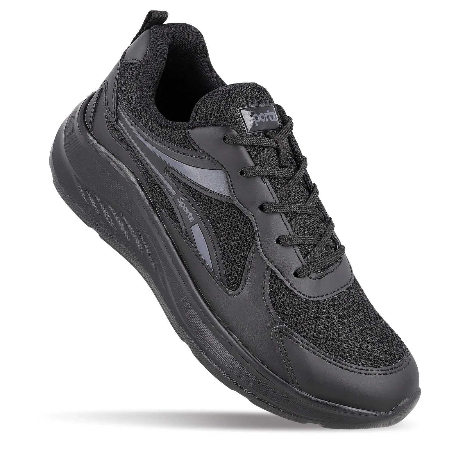 Men's Lace-up Sports Shoe - WS9628 Black