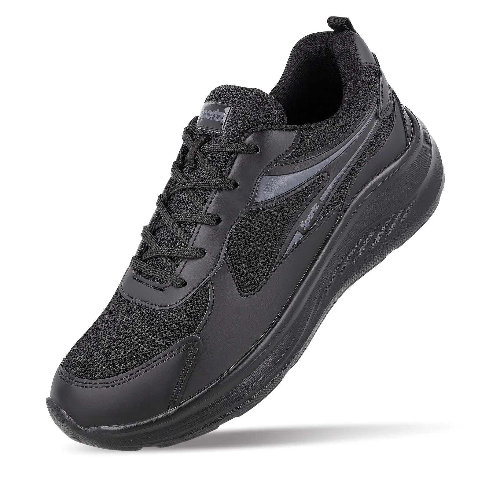 Men's Lace-up Sports Shoe - WS9628 Black