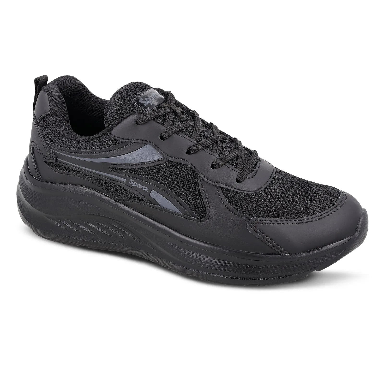 Men's Lace-up Sports Shoe - WS9628 Black
