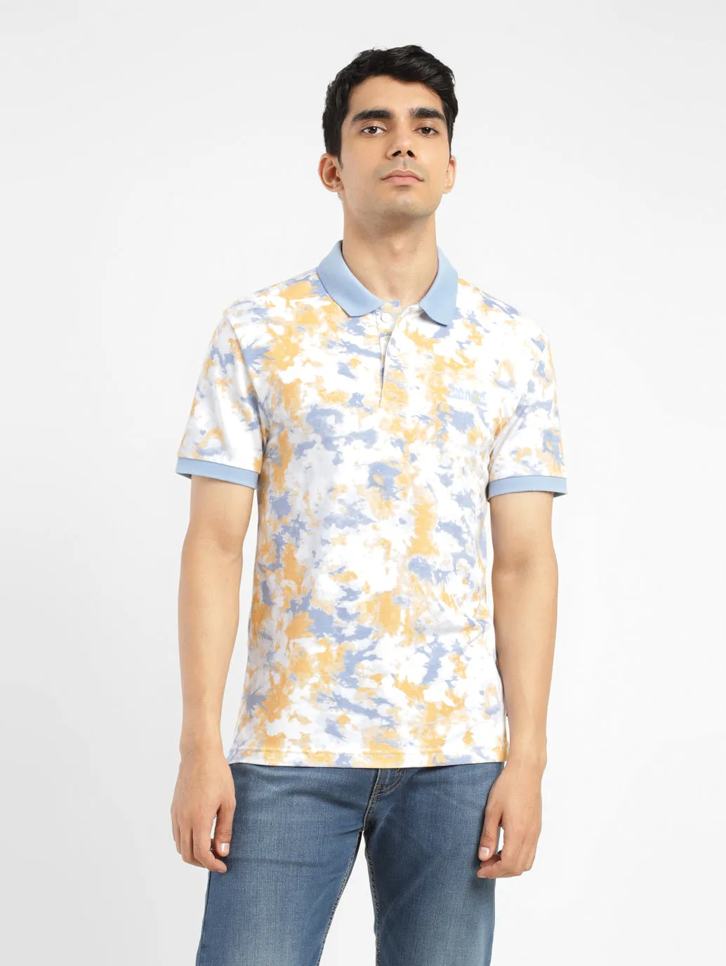 Men's Tie - Dye Polo T-shirt