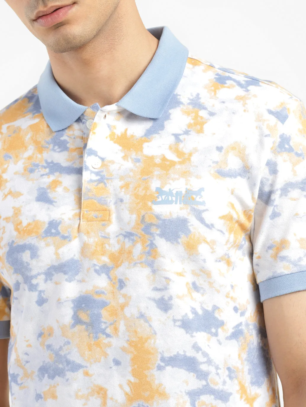 Men's Tie - Dye Polo T-shirt