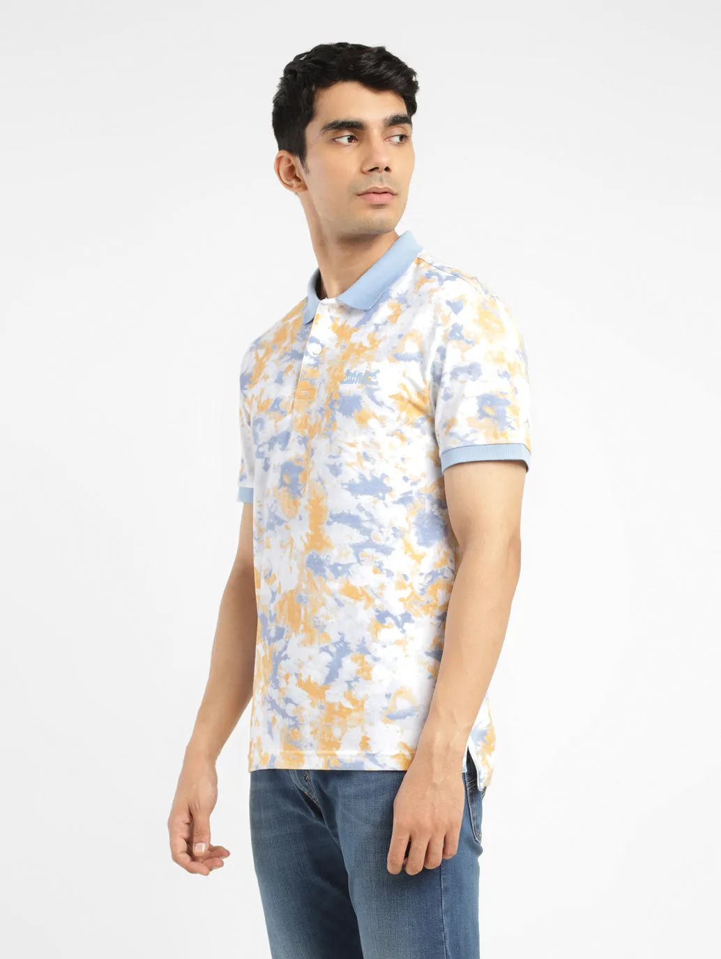 Men's Tie - Dye Polo T-shirt