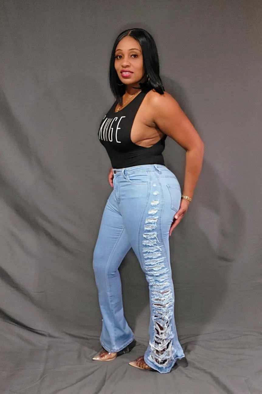 Not So Stressed Jeans