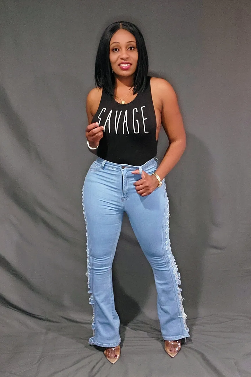 Not So Stressed Jeans