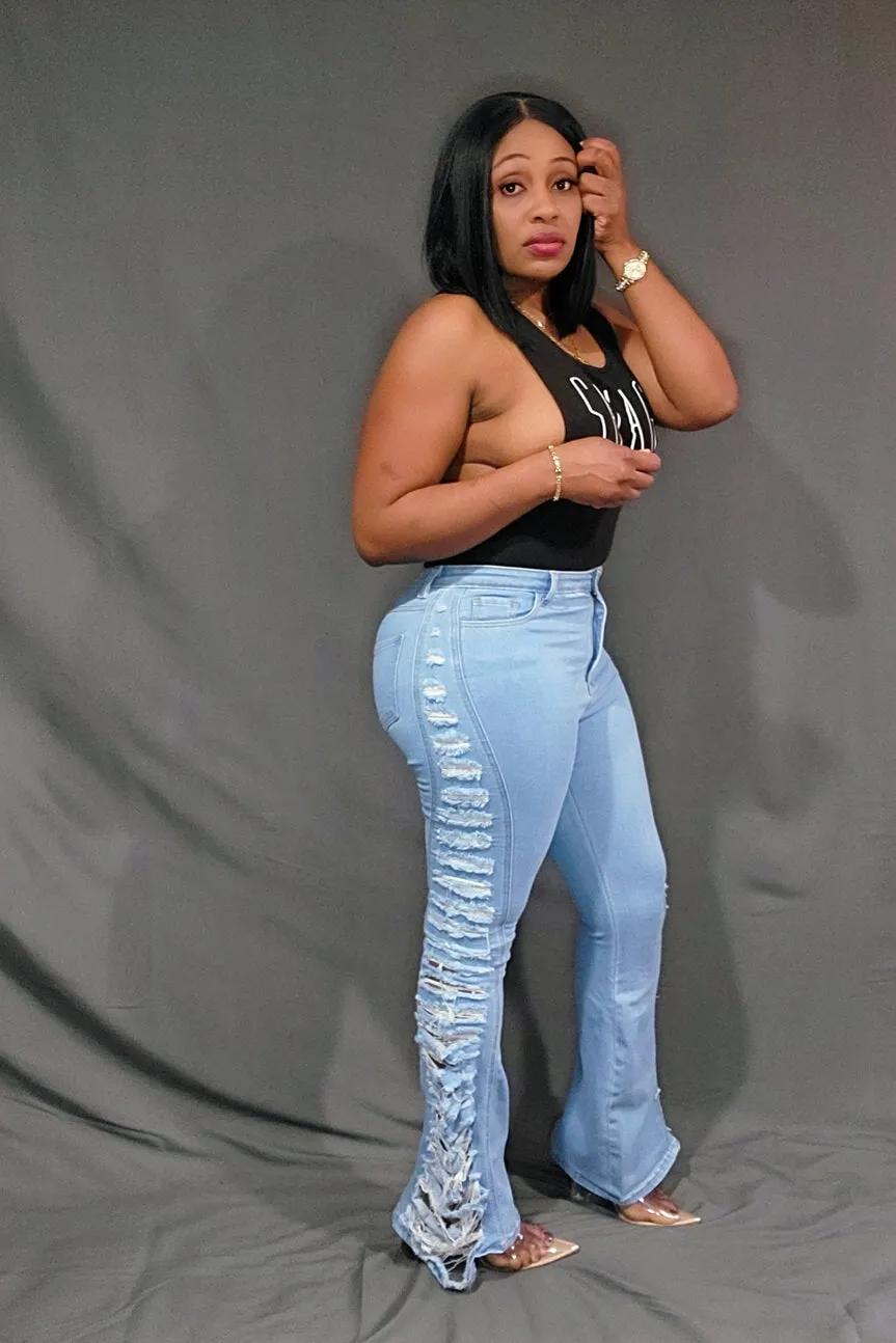 Not So Stressed Jeans