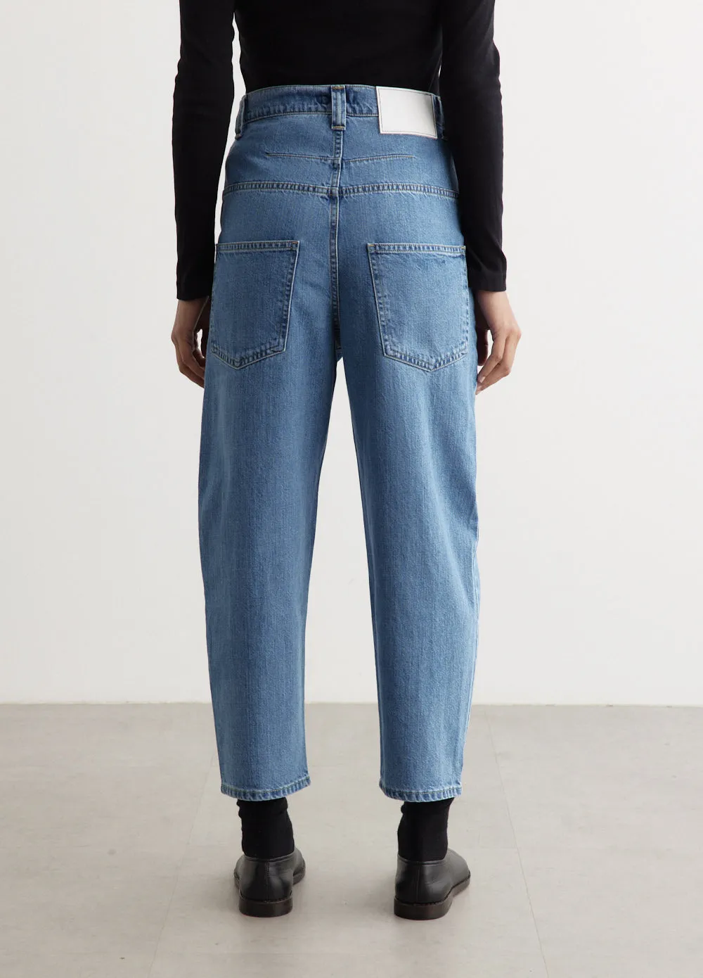 Organic Denim Low Rise Jeans