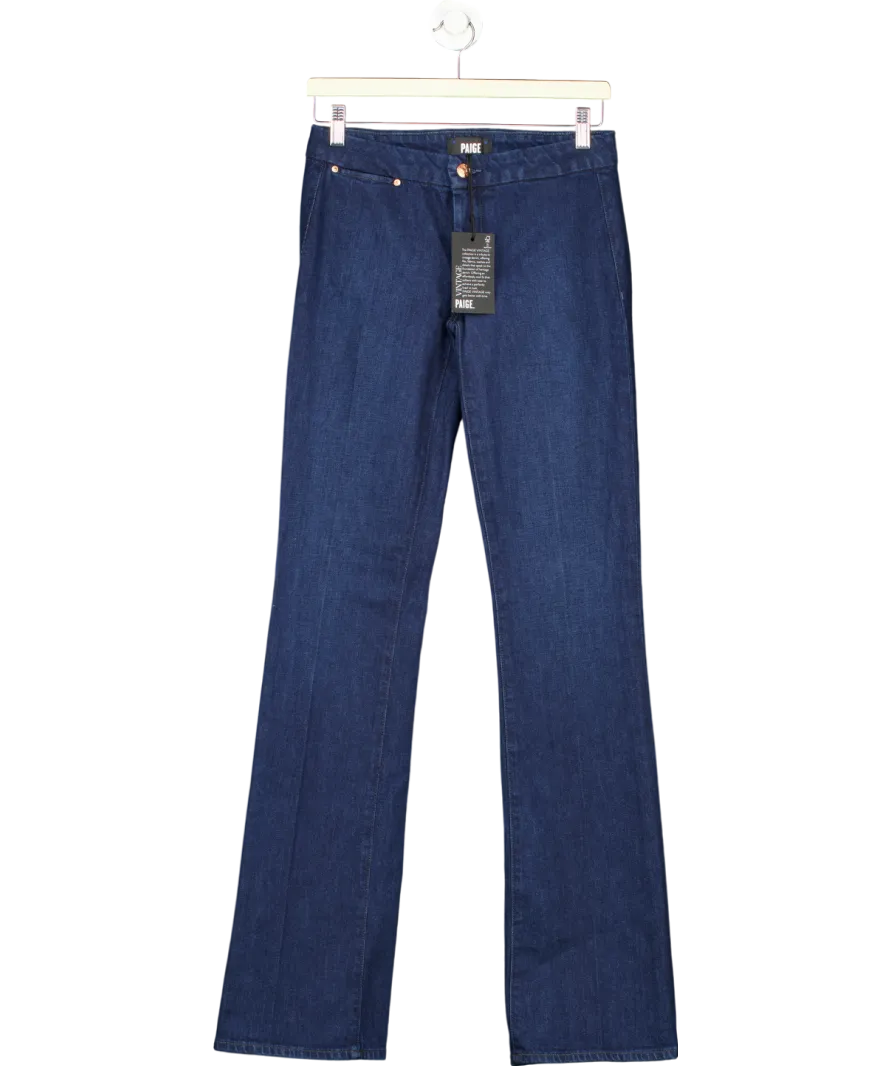 PAIGE Blue Sloane Modern Low Rise Slim Jeans W25