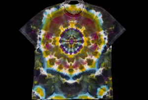 Reg. cotton T shirt XXL #2866  Mandala design $85