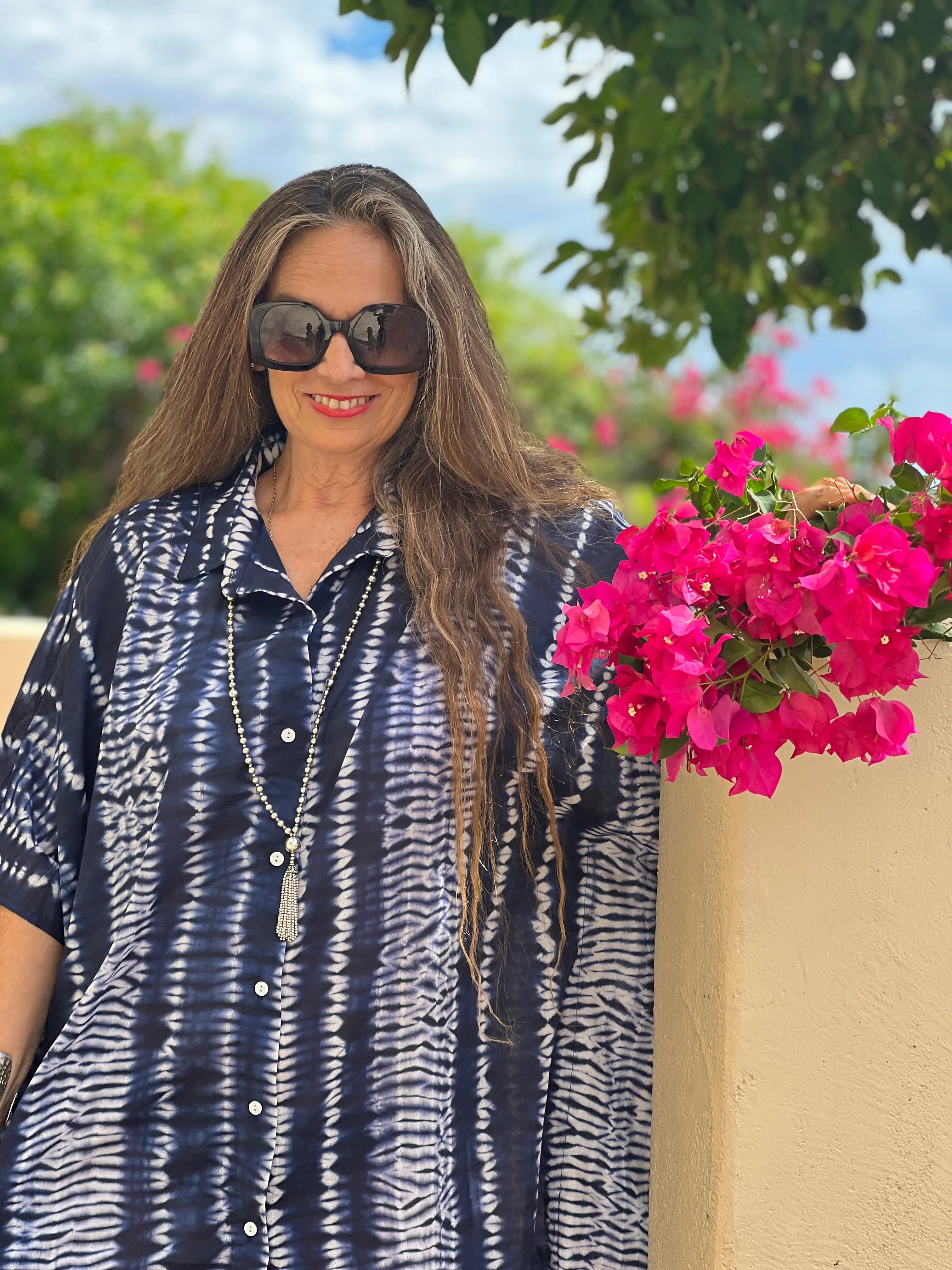 Scheherazade Shibori Beach Duster