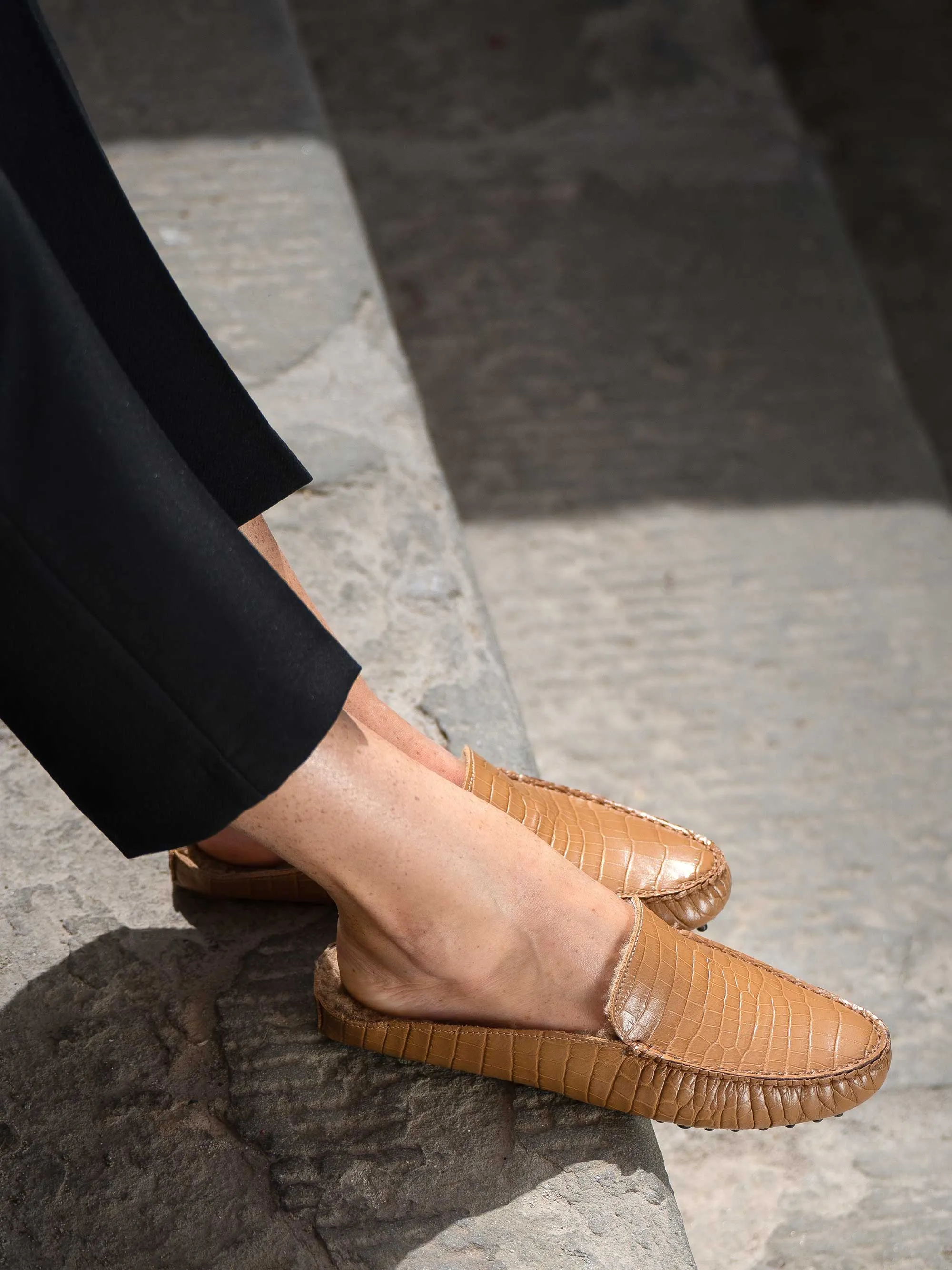 The Felize Shearling Mule