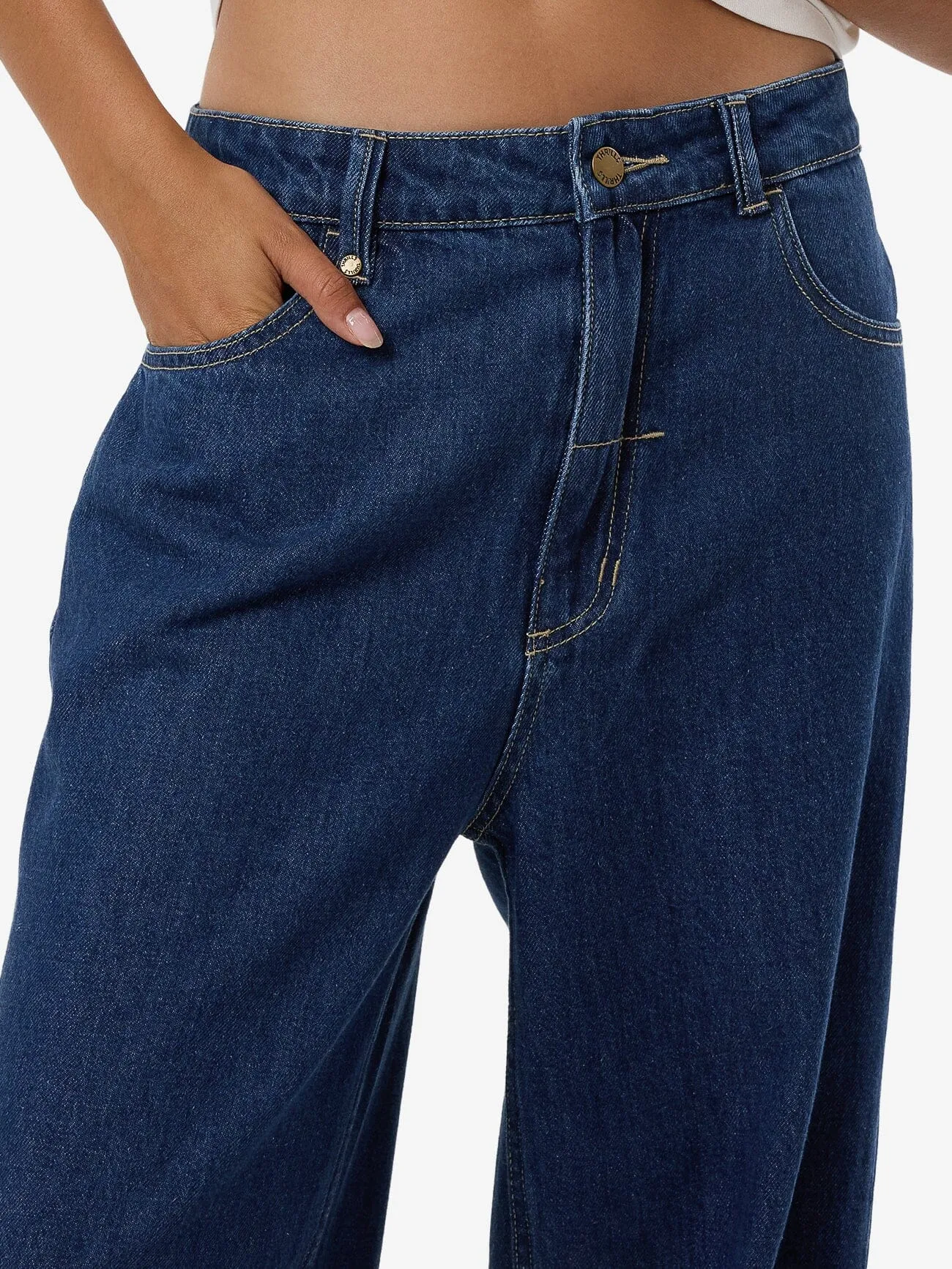 Tony Low Rise Big Baggy Jean - Union Blue