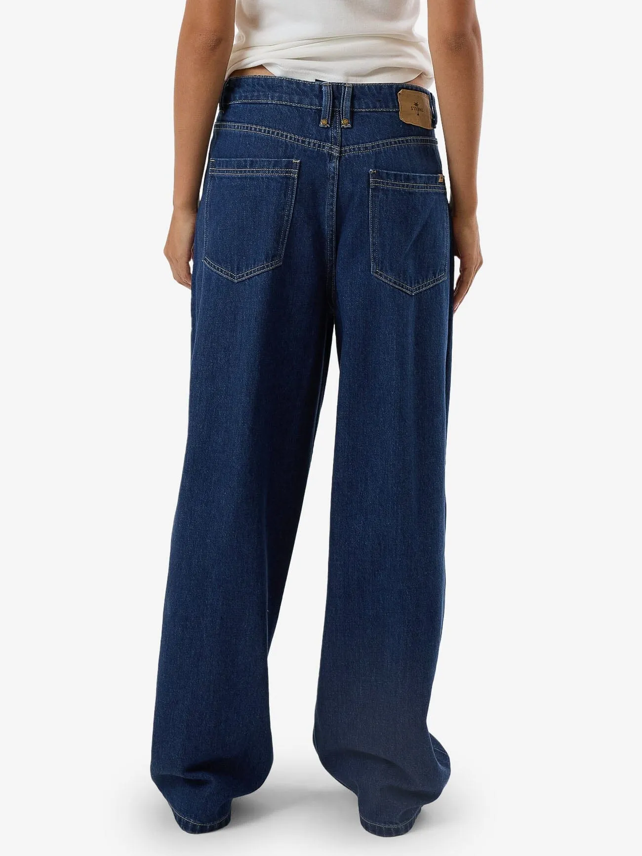 Tony Low Rise Big Baggy Jean - Union Blue