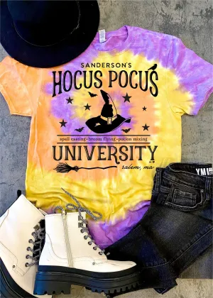 Witchy Hocus Tie Dye Graphic Tee