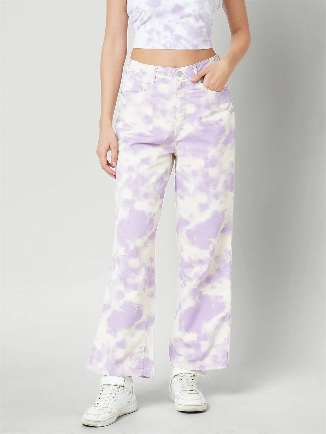 Women High-Rise Wide Leg Jeans