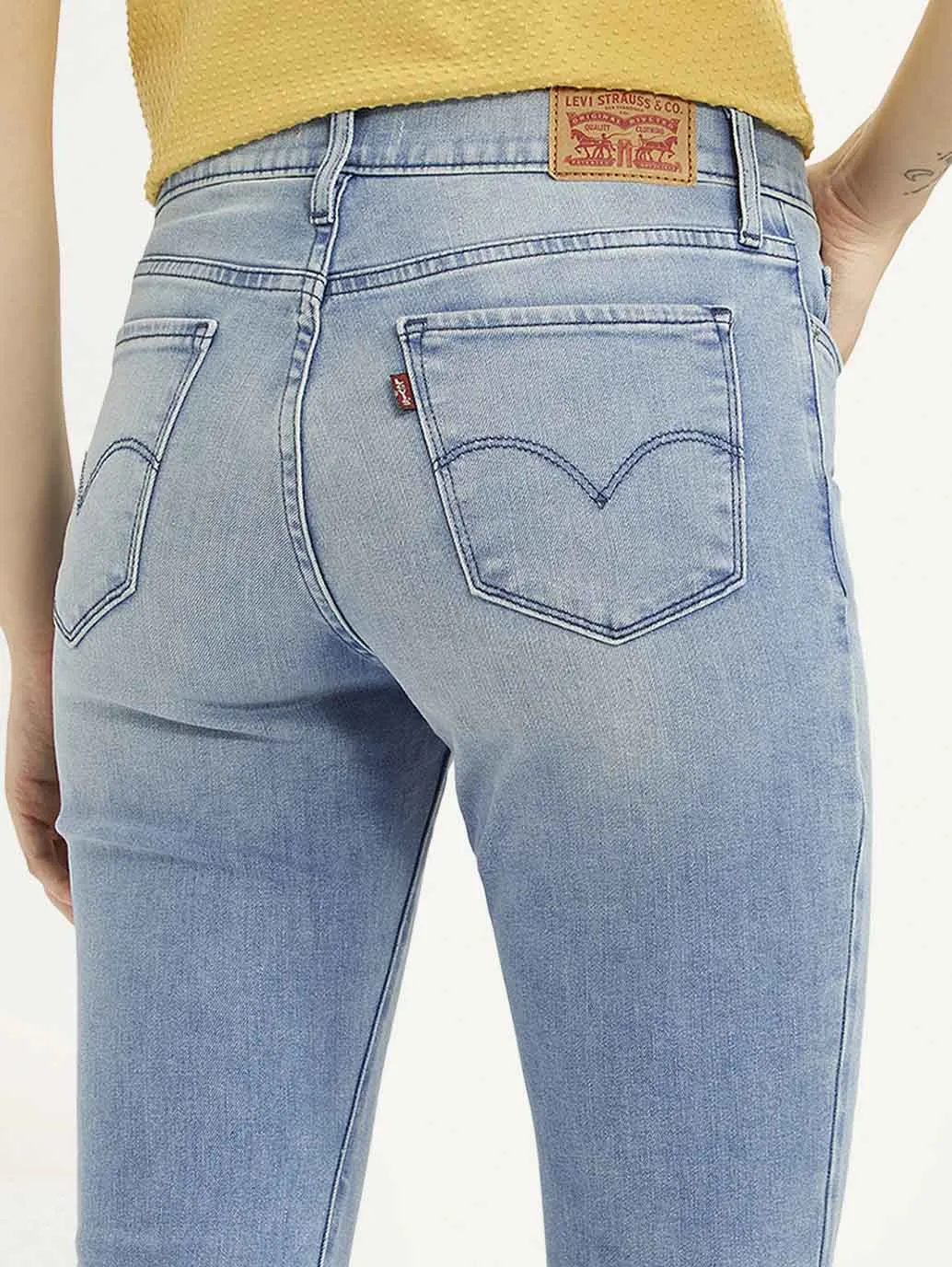 Women's 315 Blue Bootcut Fit Low Rise Jeans