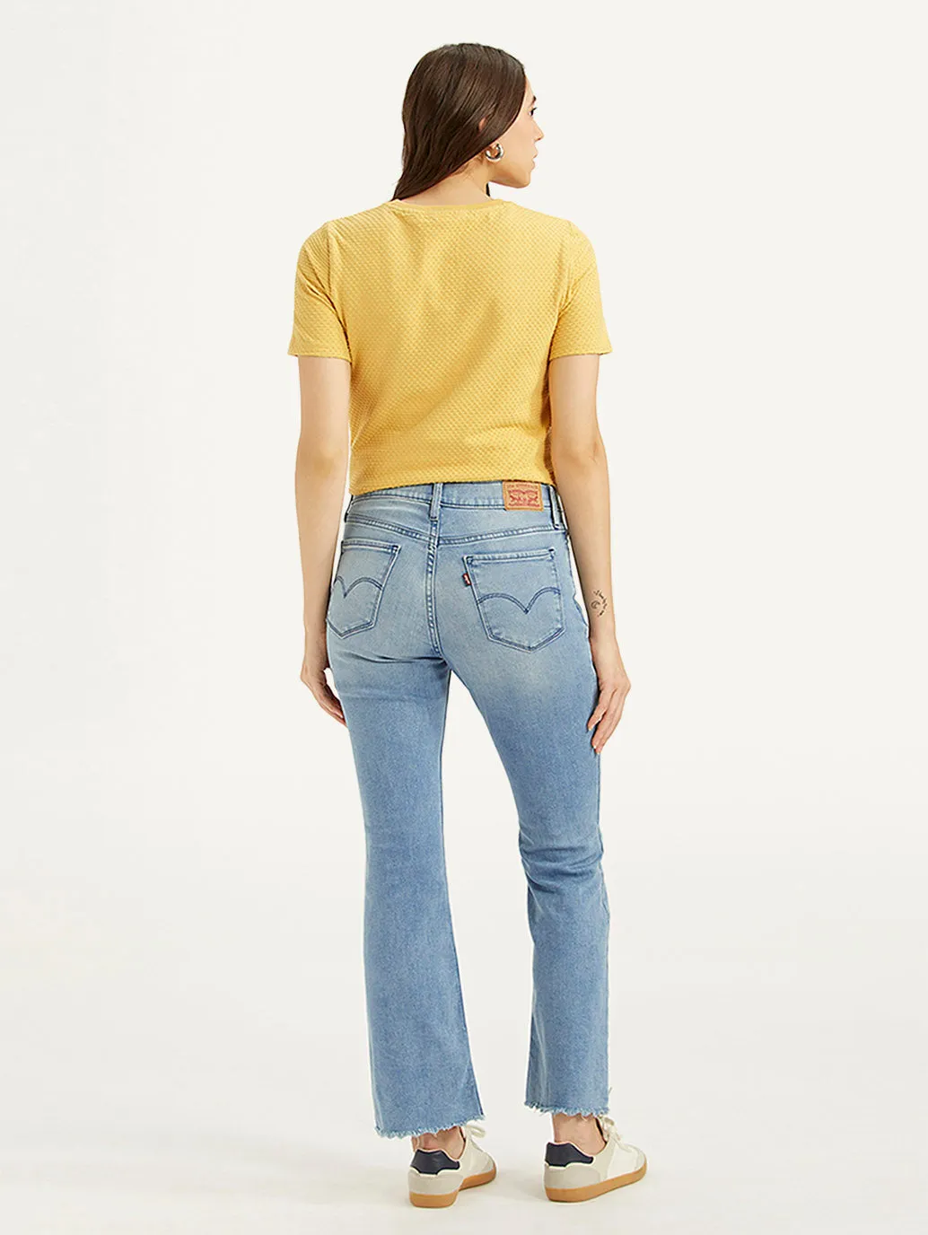 Women's 315 Blue Bootcut Fit Low Rise Jeans