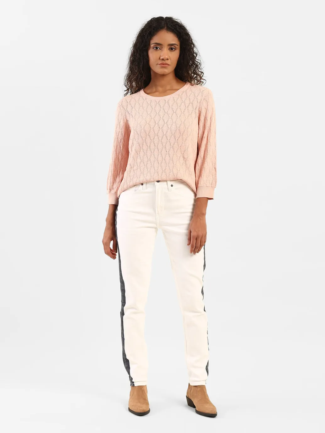 Women's 721 White Skinny Fit High Rise Jeans