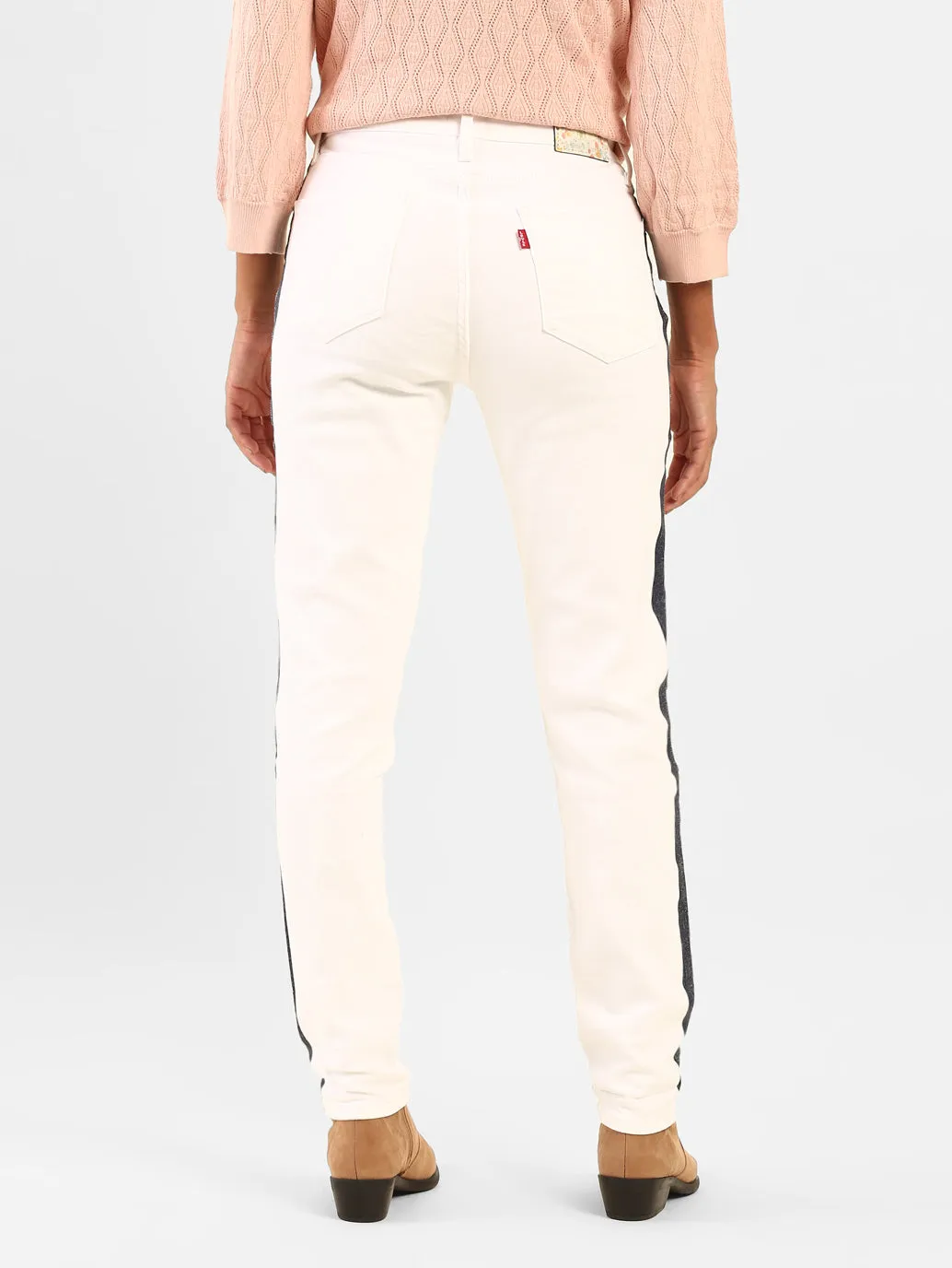 Women's 721 White Skinny Fit High Rise Jeans