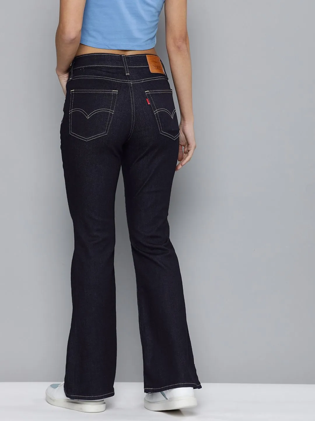 Women's 726 Blue Skinny Fit High Rise Jeans