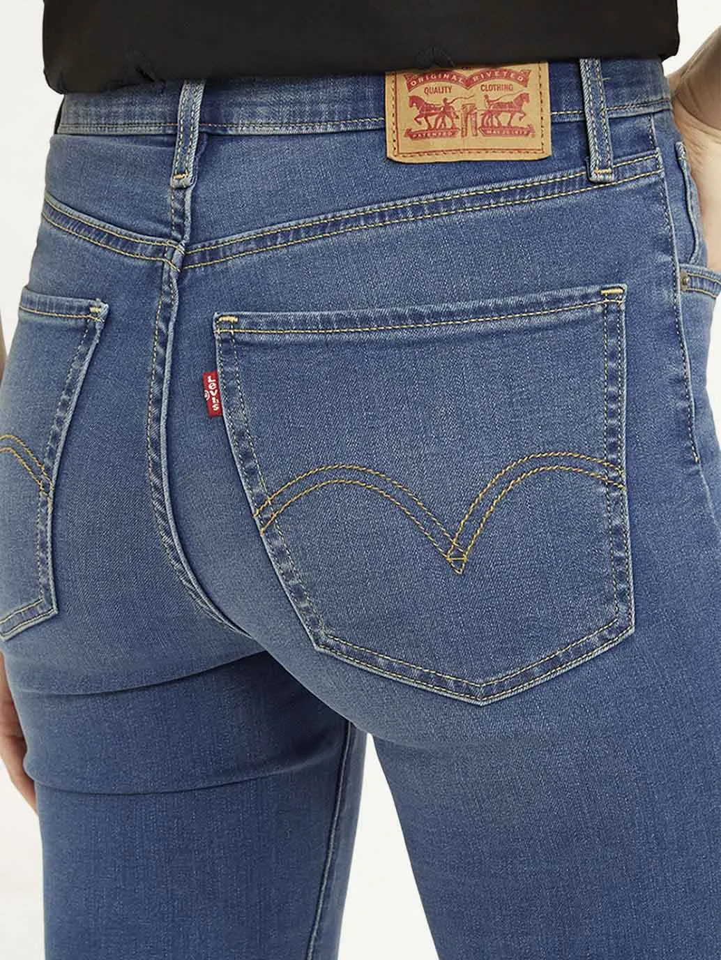 Women's Blue Super Skinny Fit Low Rise Jeans
