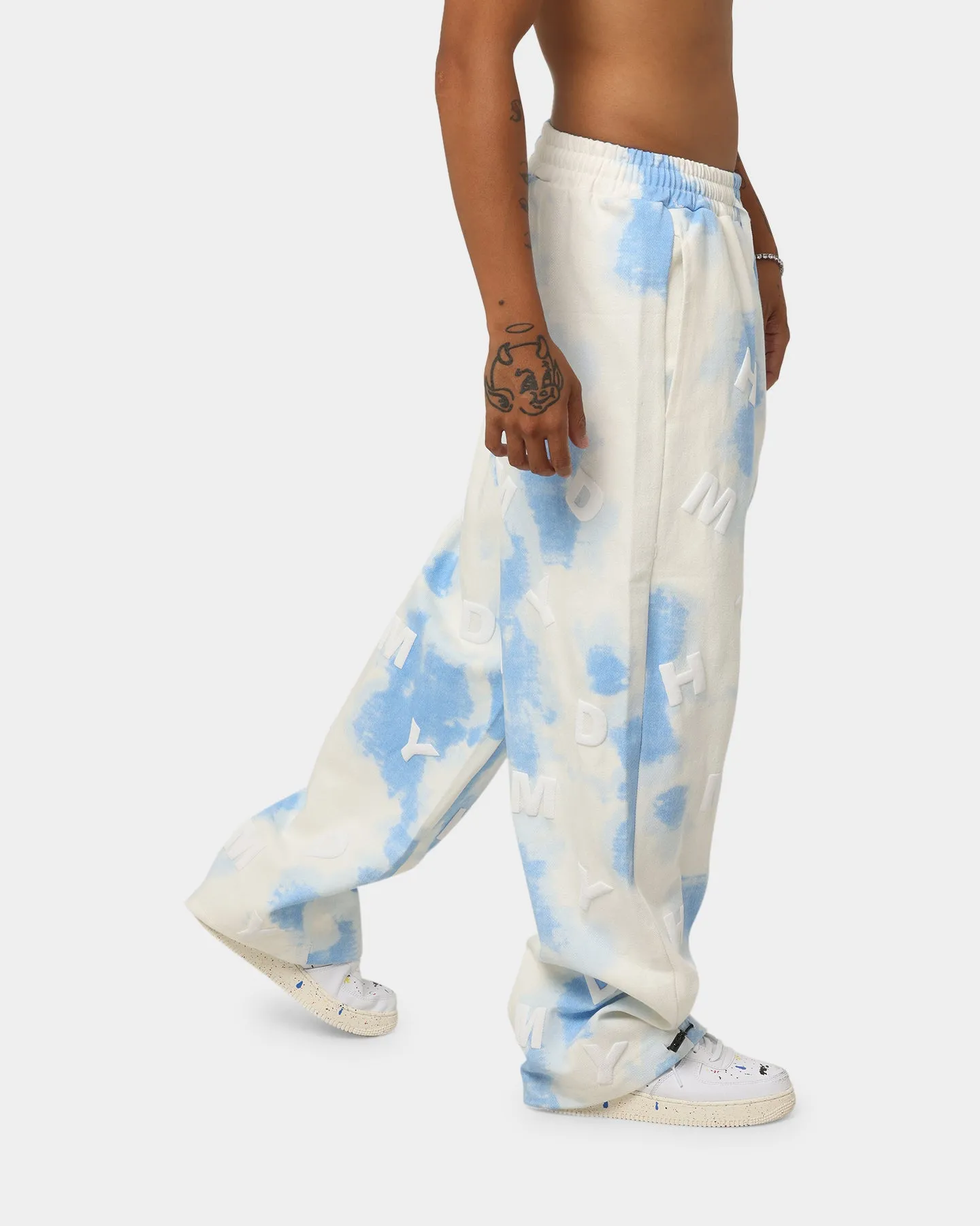 XXIII Journee White Wash Jogger Blue/White