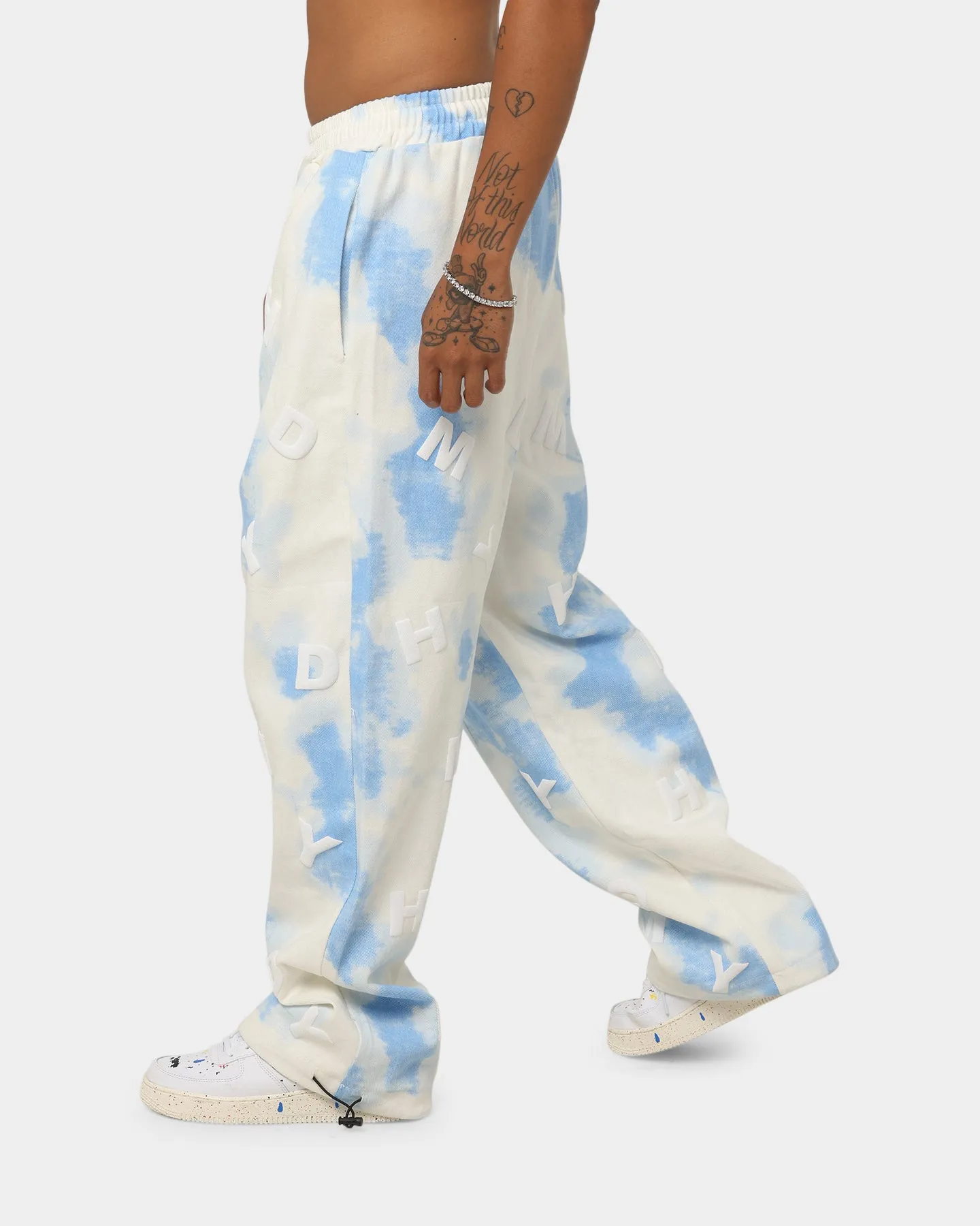 XXIII Journee White Wash Jogger Blue/White