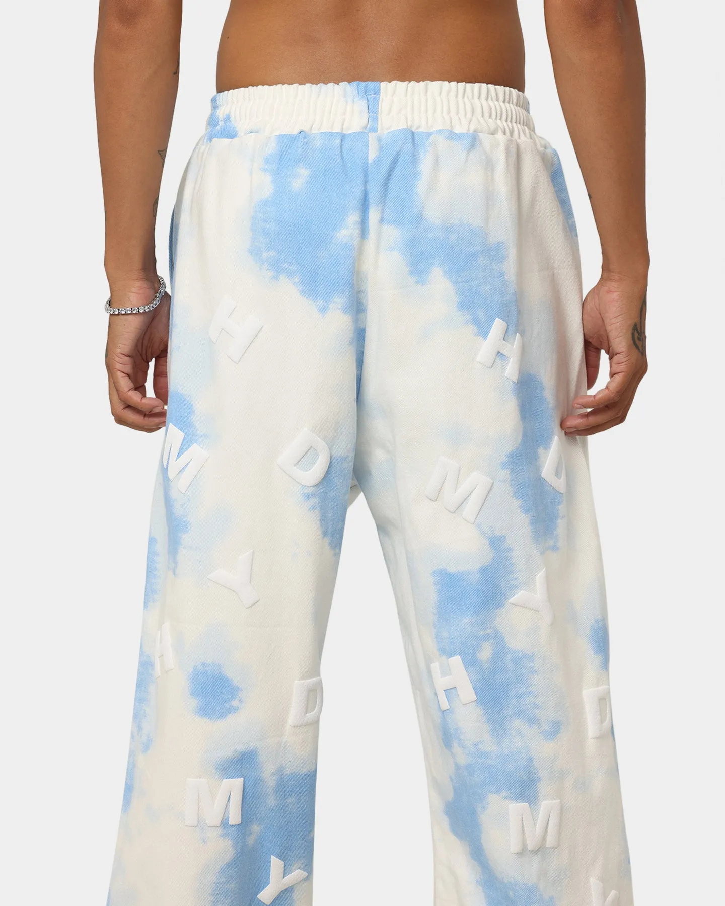 XXIII Journee White Wash Jogger Blue/White